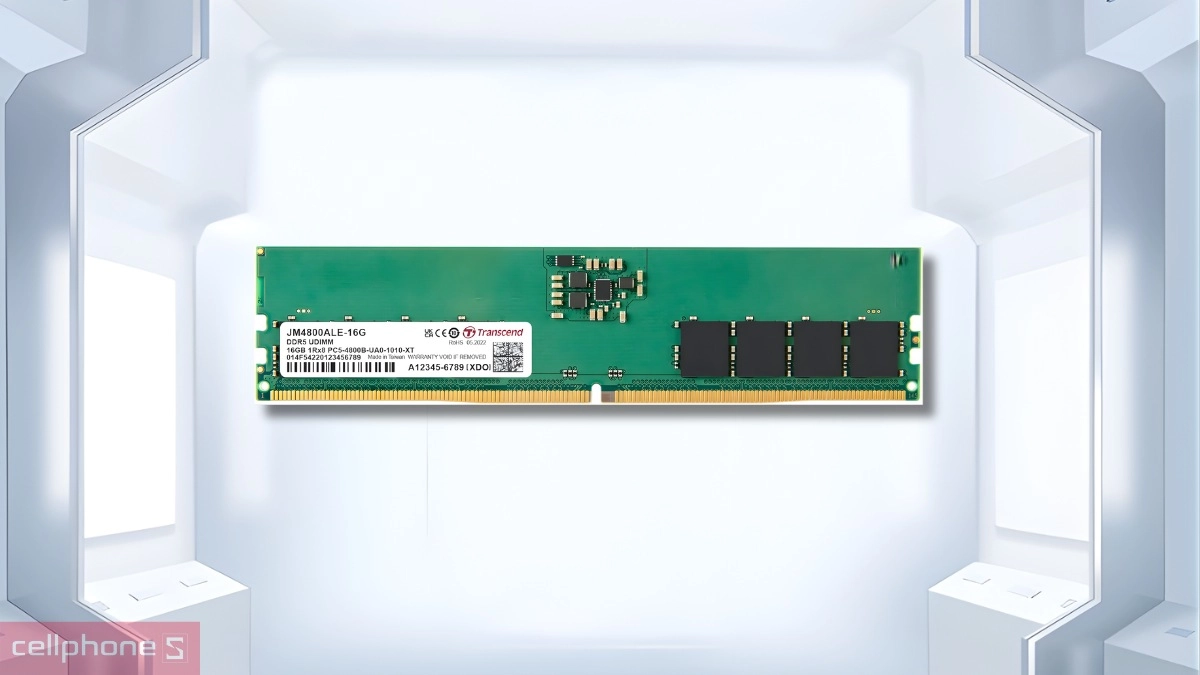 Công nghệ RAM DDR5 hiện đại của RAM PC Transcend DDR5 4800MHz 16GB JM4800ALE 16G