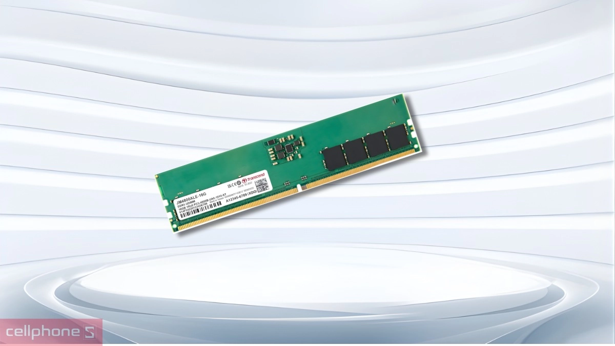 Dung lượng đa nhiệm ổn định của RAM PC Transcend DDR5 4800MHz 16GB JM4800ALE 16G