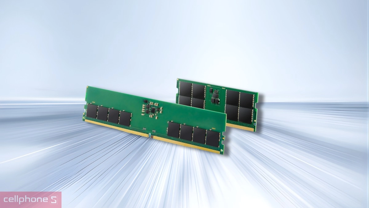 Khả năng vận hành tiết kiệm năng lượng, mát mẻ của RAM PC Transcend DDR5 4800MHz 16GB JM4800ALE 16G