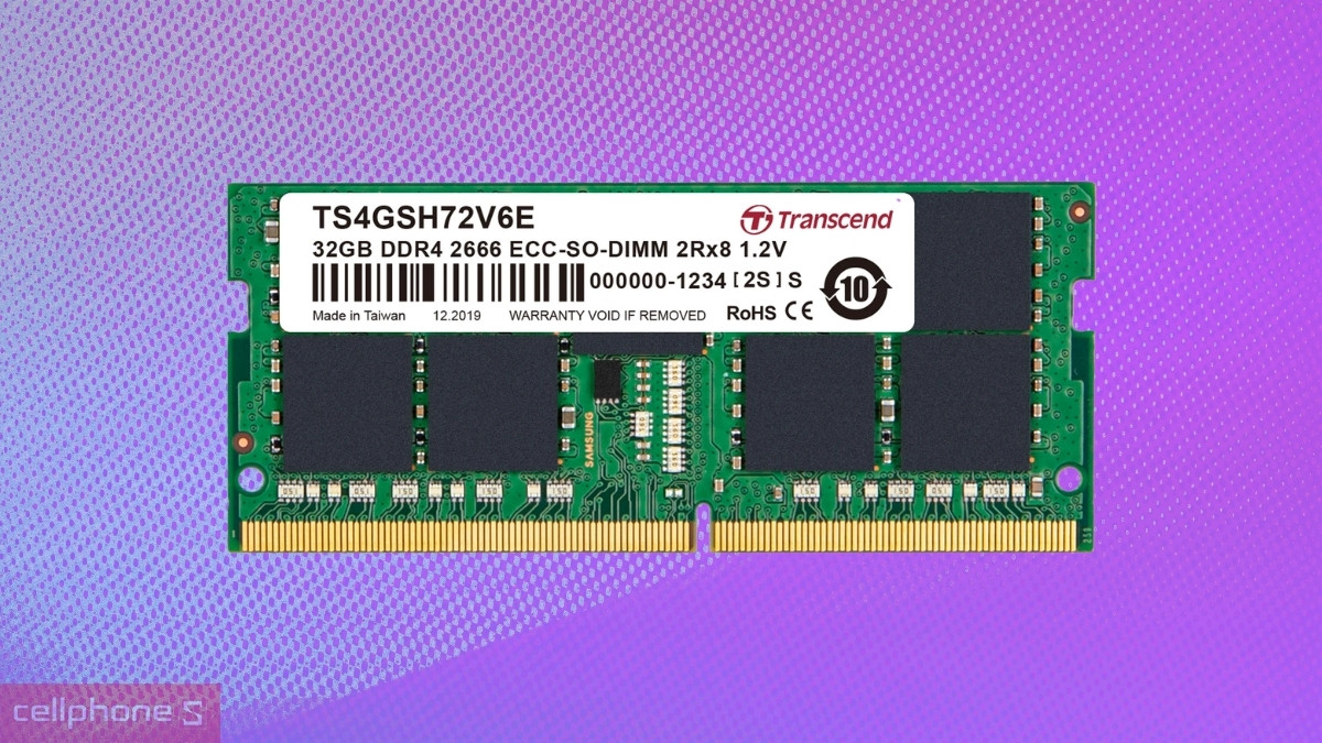 RAM Transcend mã 72
