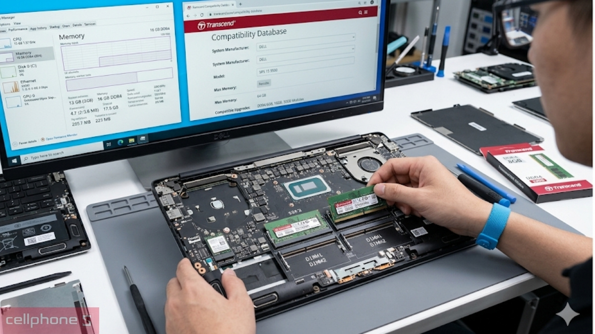 Số khe cắm RAM và khả năng mở rộng tối đa