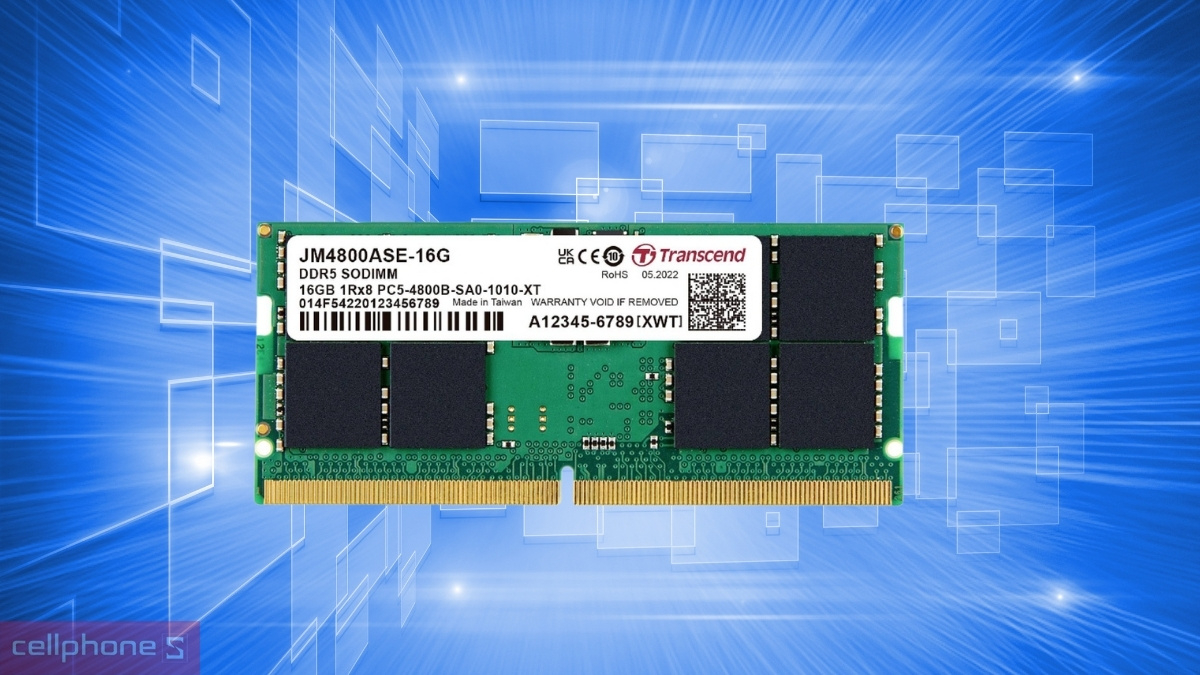 RAM laptop Transcend DDR5 4800MHz 16GB
