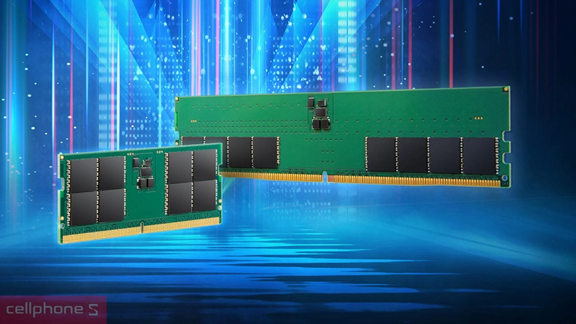 RAM Transcend DDR5 4800MHz 16GB - Băng thông rộng hơn, tốc độ đọc ghi vượt trội