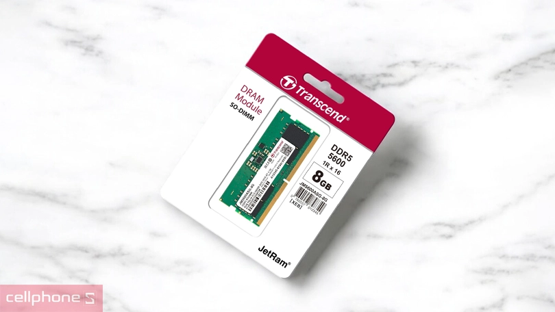 Dung lượng RAM Transcend DDR5 5600MHz 16GB