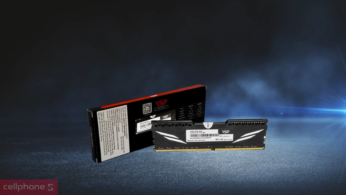 Điện năng tiêu thụ RAM PC VSP DDR4 3200MHz 16GB