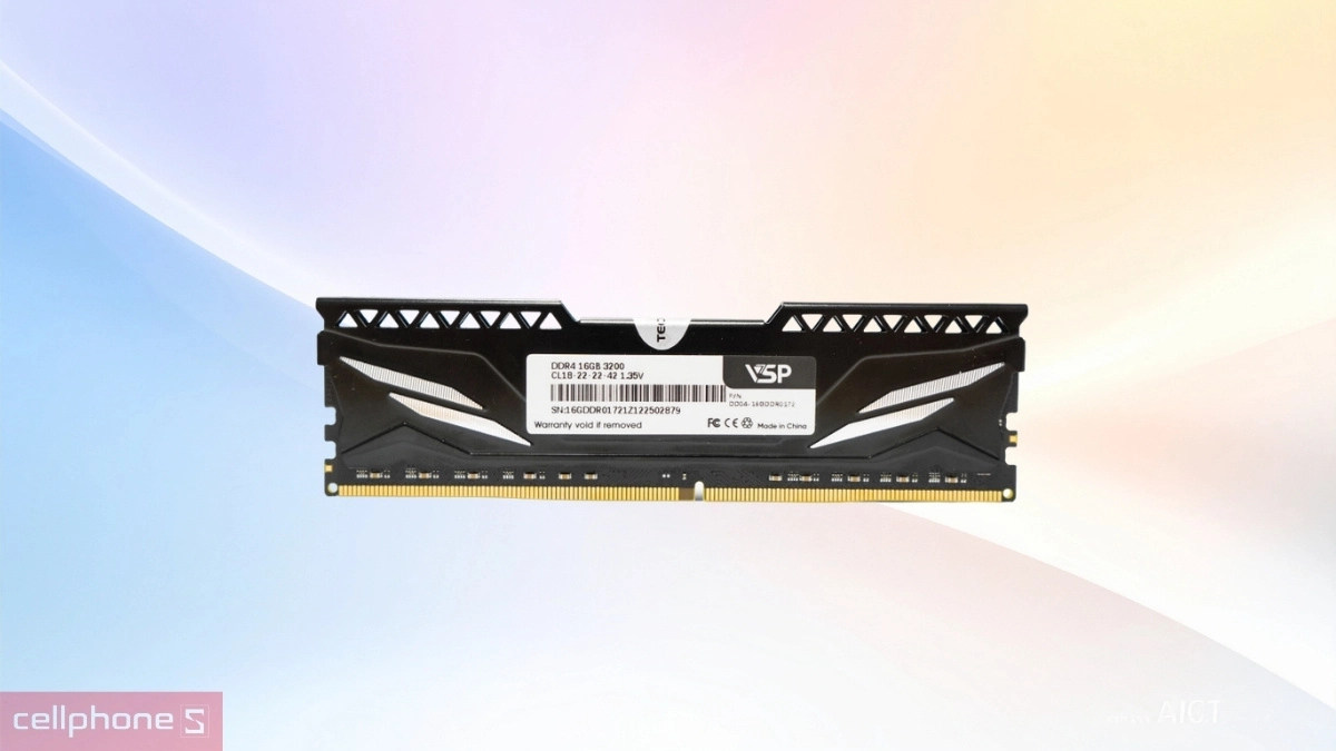 Không gian bộ nhớ RAM PC VSP DDR4 3200MHz 16GB