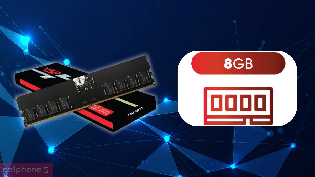 Dung lượng RAM PC VSP DDR4 3200MHz 8GB