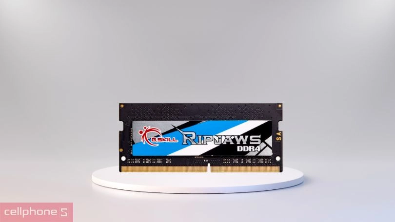 Ram Laptop GSkill Ripjaw 32GB 32000 Mhz DDR4 F4-3200C22S32GRS Sodim - Hiệu suất mạnh mẽ, nhỏ gọn dễ dùng