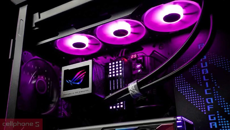 Thiết kế tản nhiệt nước ASUS ROG Ryujin III 360 ARGB