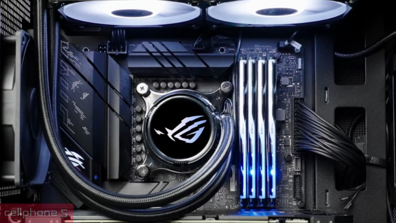 Thiết kế tản nhiệt nước ASUS ROG Strix LC III 240 ARGB