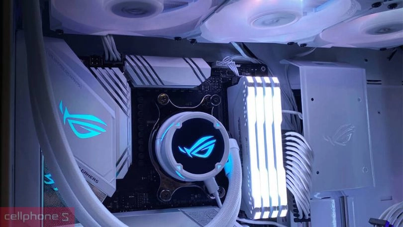 Độ ồn của tản nhiệt nước ASUS ROG Strix LC III 360 ARGB White Edition