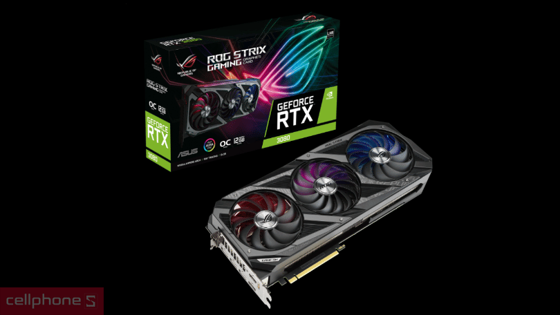 VGA ASUS ROG Strix Geforce RTX 3080 O12G Gaming - Hiệu suất ấn tượng