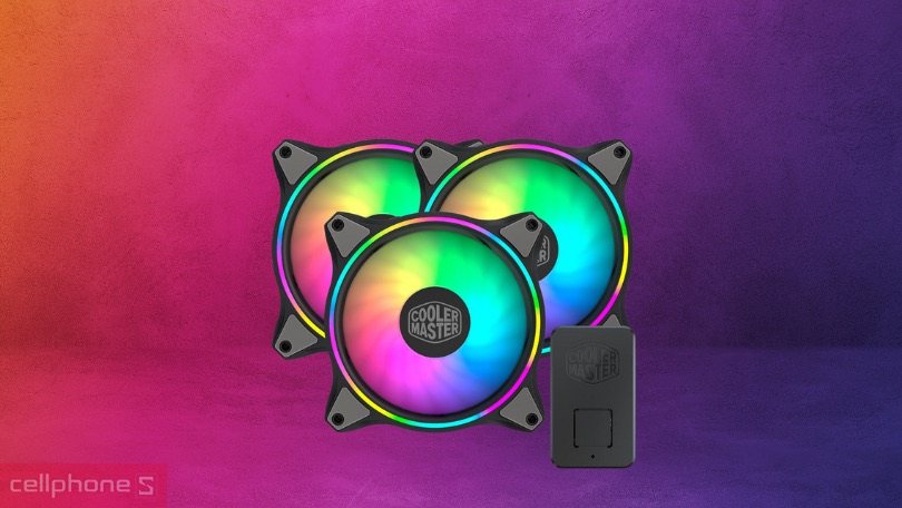 Quạt Led Cooler Master MF120 3 in 1 (Kit 3 Fan)