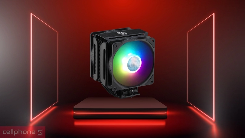 Tản nhiệt khí Masterair MA612 Stealth ARGB - Ổn định nhiệt độ Case với công nghệ làm mát thế hệ mới