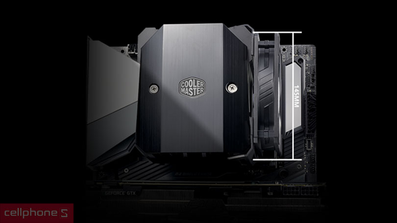 Tản nhiệt khí Masterair MA624 Stealth - Khả năng tản nhiệt ấn tượng