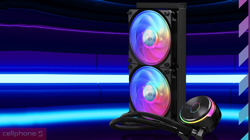 Tản nhiệt nước AIO Cooler Master PL240 Flux - Công cụ giúp máy tính của bạn luôn mát mẻ