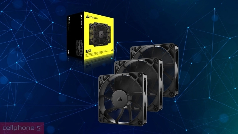 Hiệu suất, lưu lượng gió của quạt tản nhiệt Corsair RS120 3 Pack