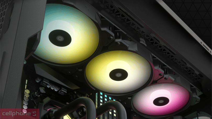 Tản nhiệt bộ 3 Fan 120mm Corsair SP120 RGB ELITE