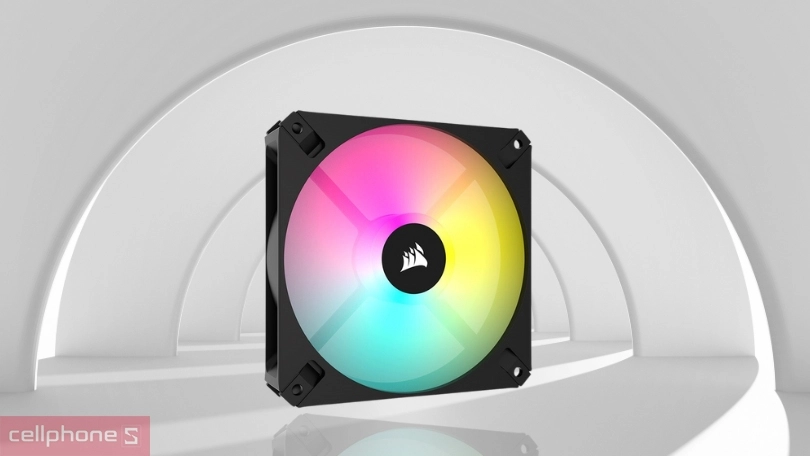 Tản nhiệt bộ 3 fan Corsair AR120 120mm iCUE RGB Fan ARGB: làm mát siêu tốc, độ ồn thấp