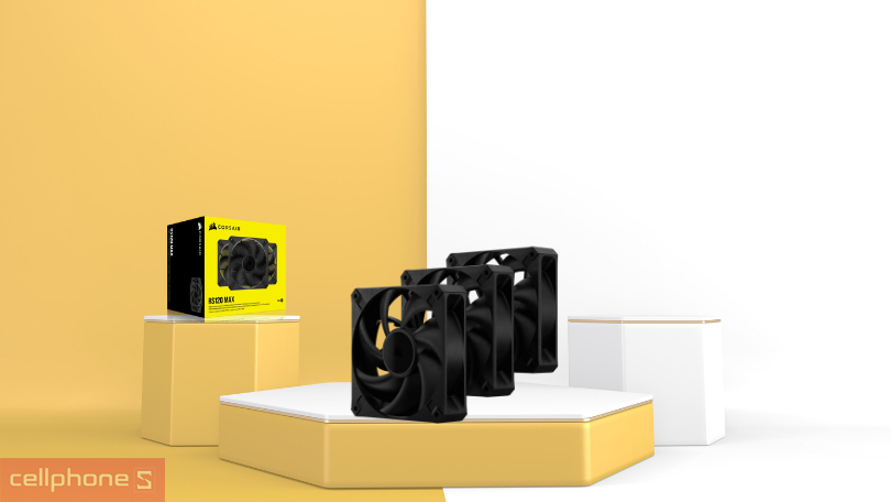 Tản nhiệt bộ 3 Fan Corsair RS120 Max - Nhiệt độ ổn định trong mọi tác vụ