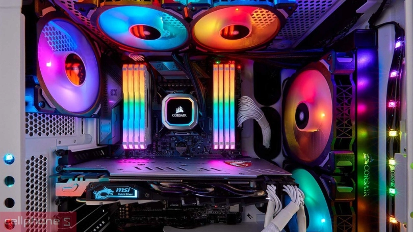 Tản nhiệt nước Corsair H100 RGB - Làm mát PC hiệu quả với 2 quạt lớn