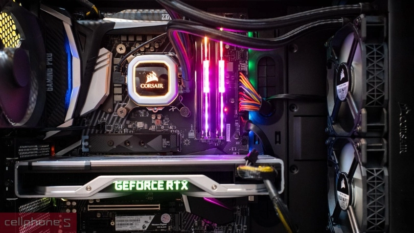 Tản nhiệt nước Corsair H100 RGB - Làm mát PC hiệu quả với 2 quạt lớn