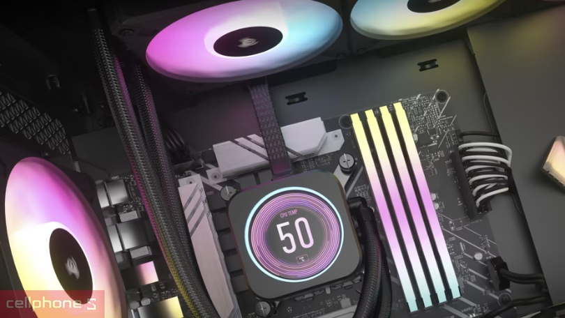 Khả năng làm mát của tản nhiệt nước Corsair H170i ELITE LCD XT