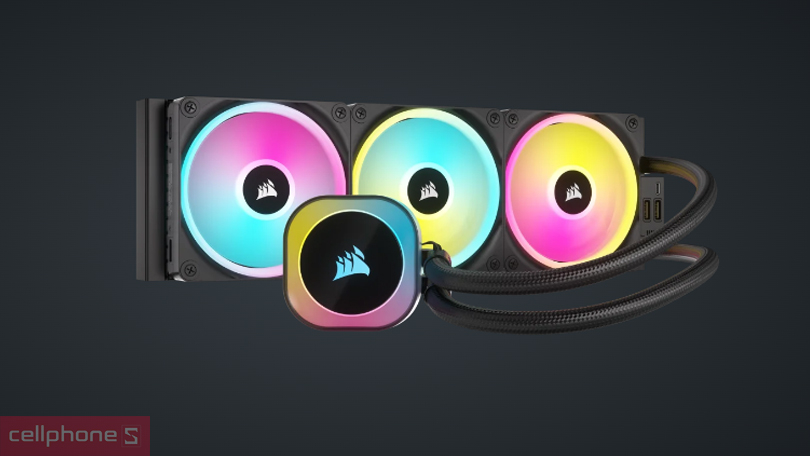 Tản nhiệt nước Corsair ICUE Link H150I LCD RGB - Duy trì nhiệt độ ổn định cho PC
