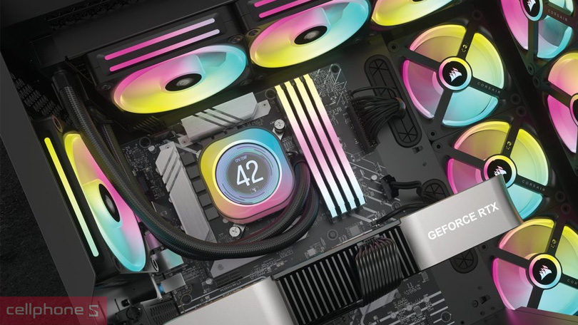 Tản nhiệt nước Corsair ICUE Link H150I LCD RGB - Duy trì nhiệt độ ổn định cho PC