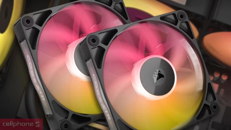 Quạt của tản nhiệt nước Corsair iCUE LINK TITAN 240 RX RGB