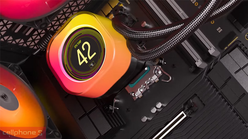 Hiệu suất làm mát của tản nhiệt nước Corsair iCUE Link Titan 280 RX RGB