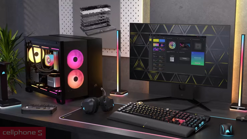 Tính năng thông minh của tản nhiệt nước Corsair iCUE Link Titan 280 RX RGB