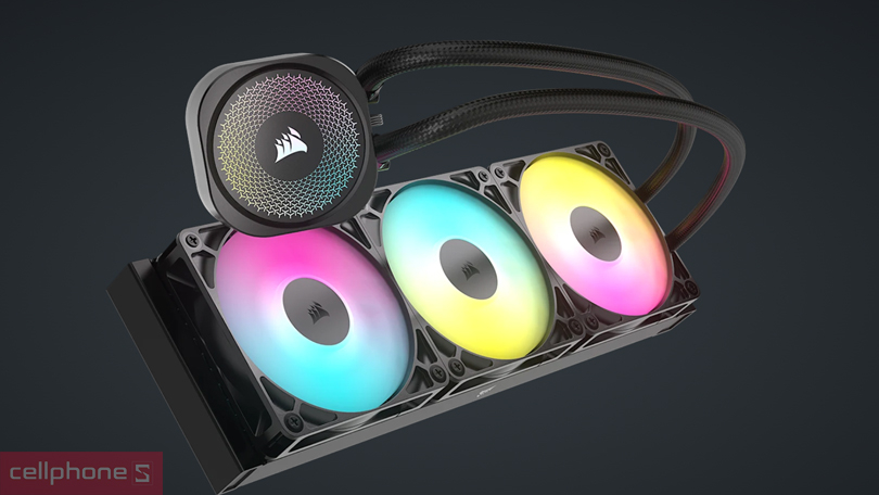 Hệ thống điều khiển quạt thông minh của tản nhiệt nước Corsair Nautilus 360 ARGB
