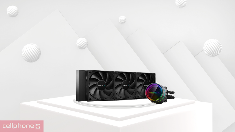 Tản nhiệt nước AIO DeepCool Castle 360EX ARGB - đèn LED đẹp mắt, làm mát hiệu quả