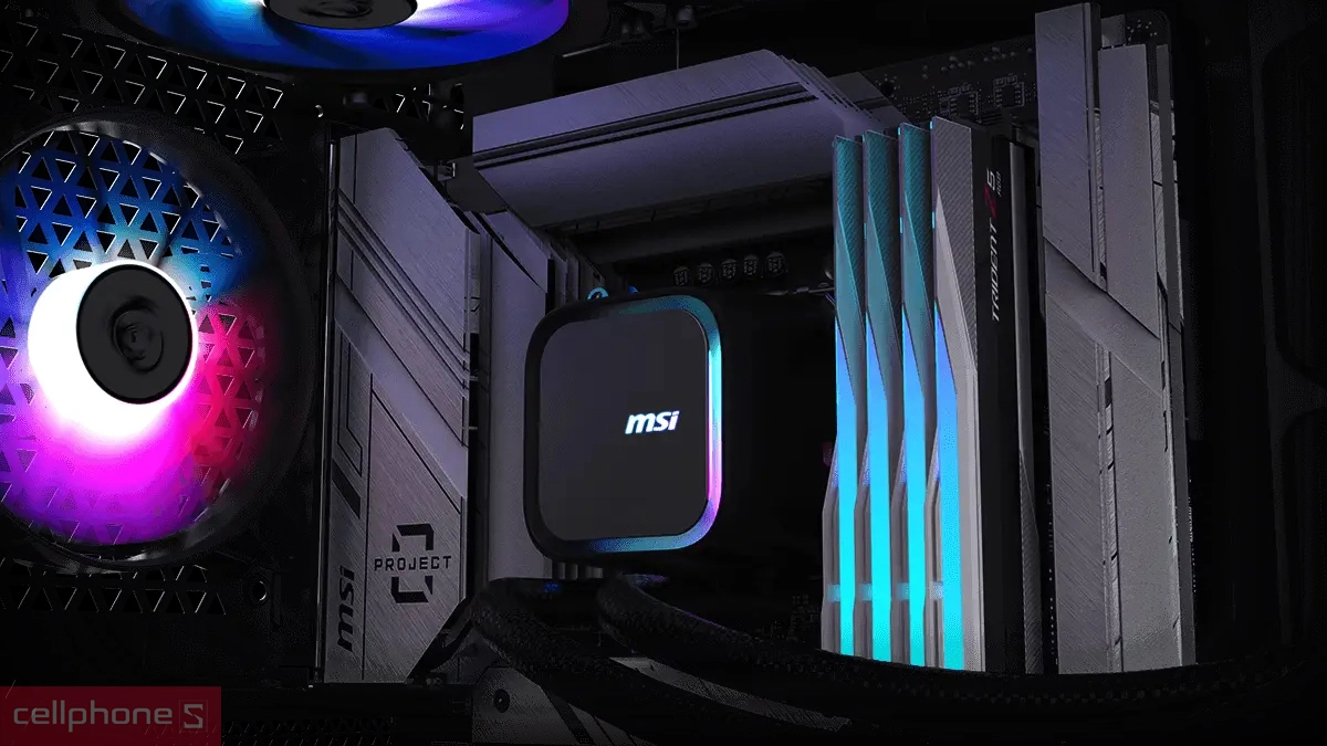Hiệu suất tản nhiệt nước MSI MAG CORELIQUID A13 240
