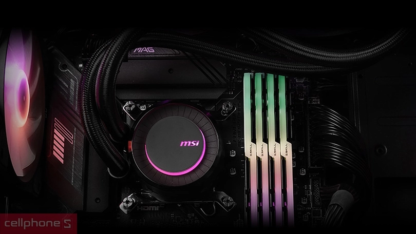 Tản nhiệt nước MSI MAG CORELIQUID E240 - Làm mát nhanh chóng
