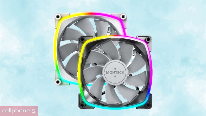 Tản nhiệt quạt LED Montech RX 120 PWM - Làm mát đỉnh cao, vận hành êm ái