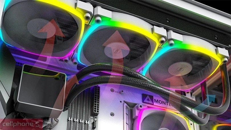 Tản nhiệt quạt LED Montech RX 120 PWM - Làm mát đỉnh cao, vận hành êm ái