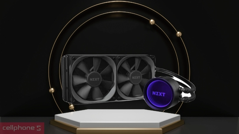 Tản nhiệt CPU AIO NZXT Kraken X53 (240mm)- hệ thống đèn màu LED RGB