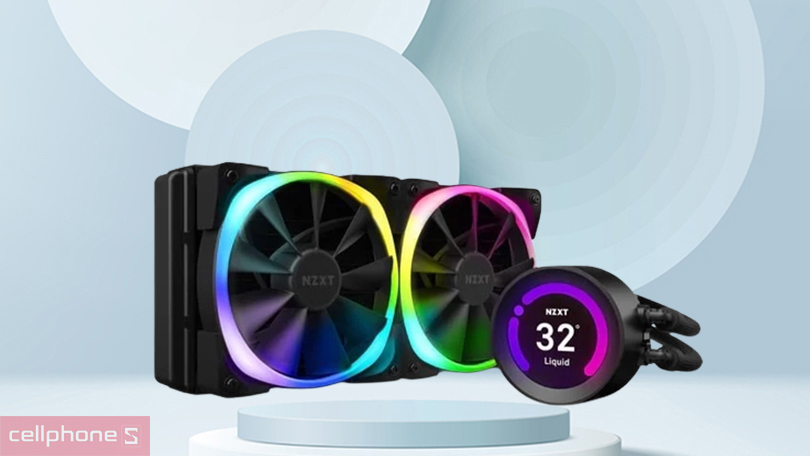 Tản nhiệt nước AIO NZXT Z53 240mm RGB màn hình LED
