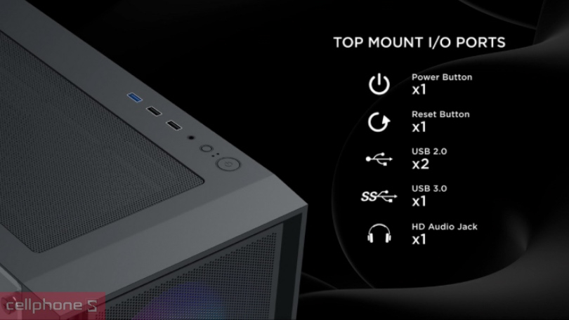 Case máy tính Xigmatek Gaming X II 3F - Sự kết hợp hoàn hảo giữa thẩm mỹ và hiệu suất