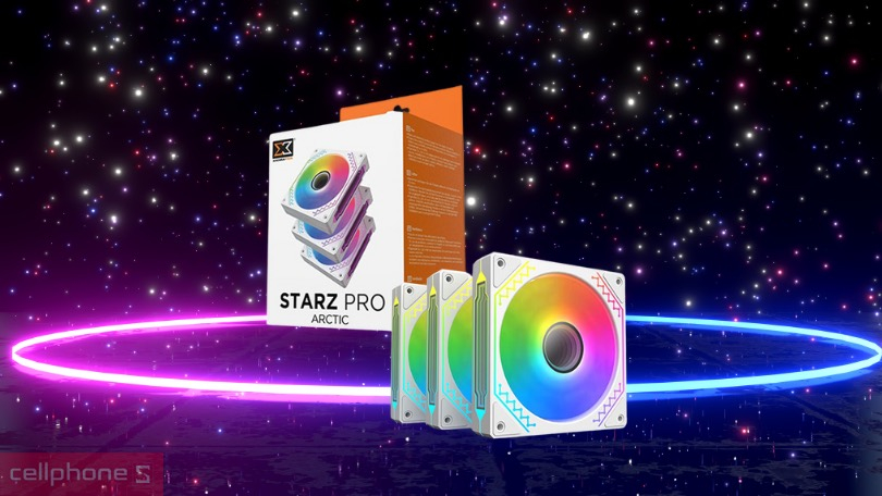 Tản nhiệt bộ 3 Fan Xigmatek Starz Pro Arctic - Tản nhiệt hiệu quả, tuổi thọ cao