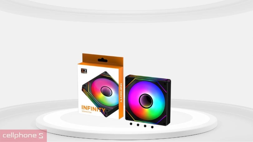 Tản nhiệt quạt LED Xigmatek Infinity 120mm làm máy xuất sắc, chạy êm ái