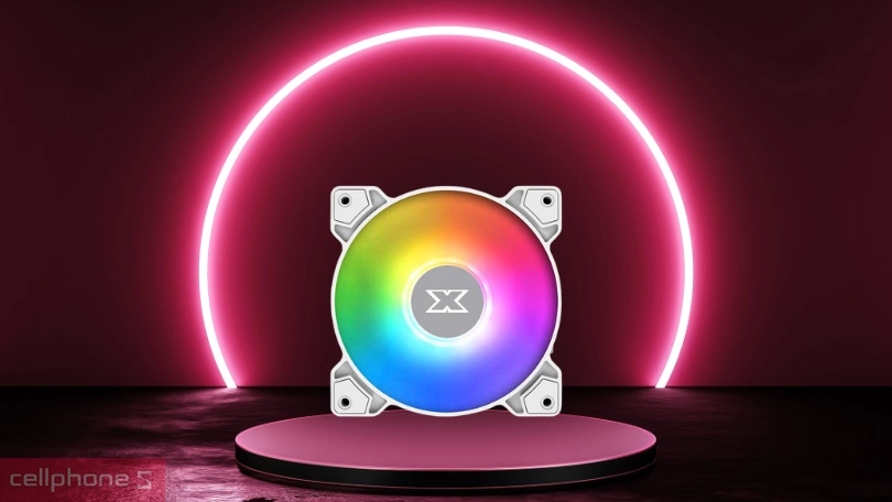 Tản nhiệt bộ 3 Fan Xigmatek Starz Arctic A RGB - Độ ồn thấp, LED RGB bắt mắt