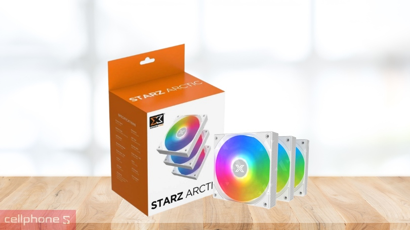 Bộ 3 Fan Xigmatek Starz Arctic - Tản nhiệt hiệu quả trong mọi tác vụ
