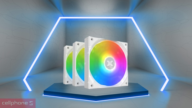 Bộ 3 Fan Xigmatek Starz Arctic - Tản nhiệt hiệu quả trong mọi tác vụ