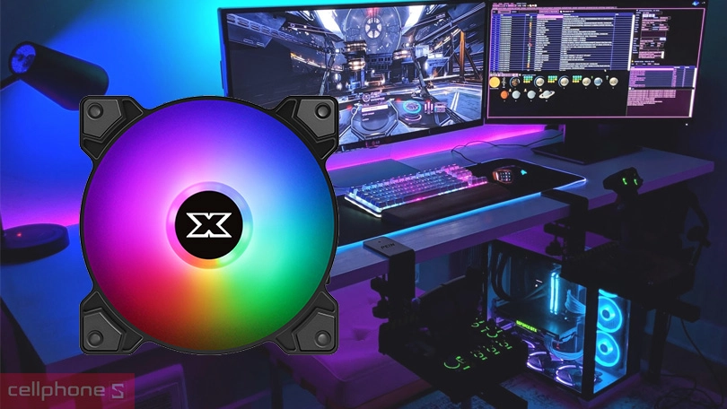 Tản nhiệt Fan Case Xigmatek X20F EN45457 - Hệ thống LED RGB bắt mắt
