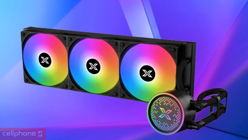 Thiết kế, độ ồn tản nhiệt nước Xigmatek Fenix 360