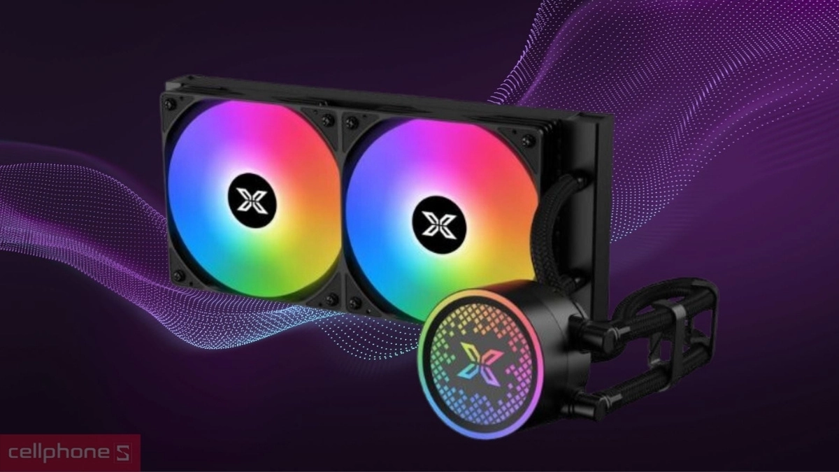 Radiator và hệ thống quạt của tản nhiệt nước Xigmatek FENIX II 240