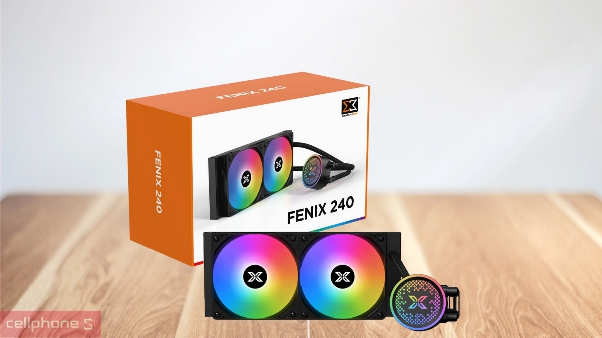 Thiết kế tản nhiệt nước Xigmatek FENIX II 240